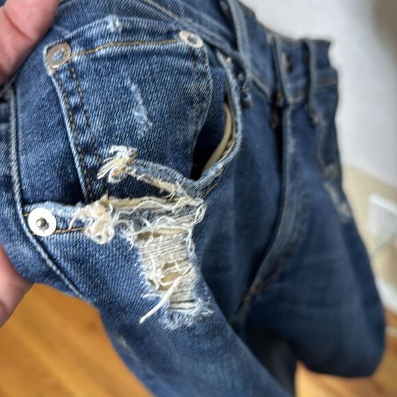 rag & bone Distressed Skinny Jeans in La Paz 30 - Picture 4 of 8